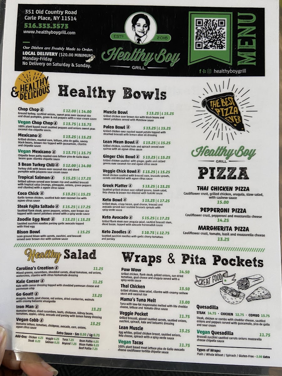 Menu Healthy Boy Grill-5