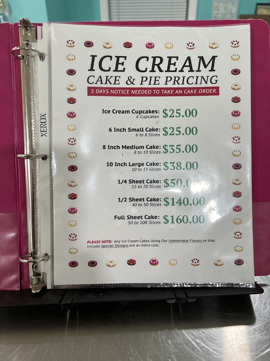 Menu Heavenly Havens Creamery-1