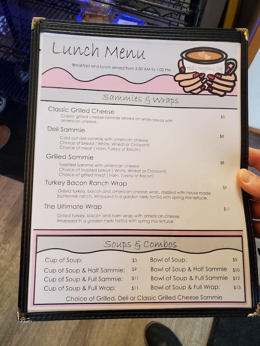 Menu Heidi’S Huggamug Cafe-10