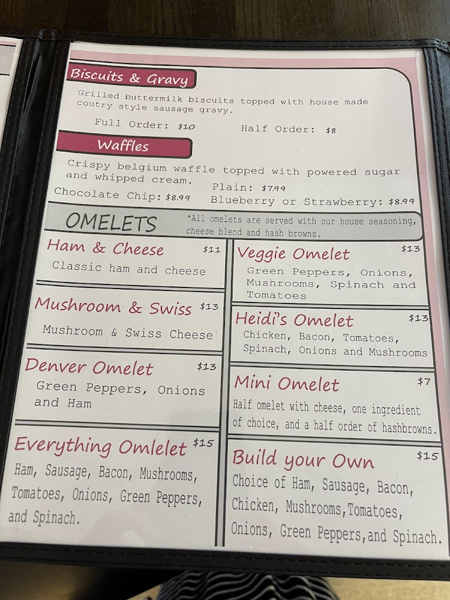Menu Heidi’S Huggamug Cafe-5