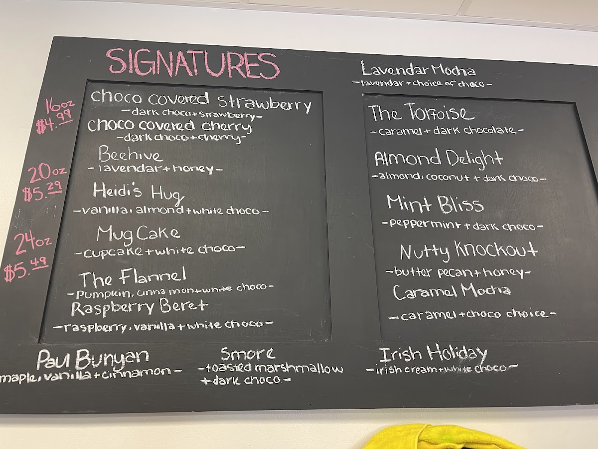 Menu Heidi’S Huggamug Cafe-7