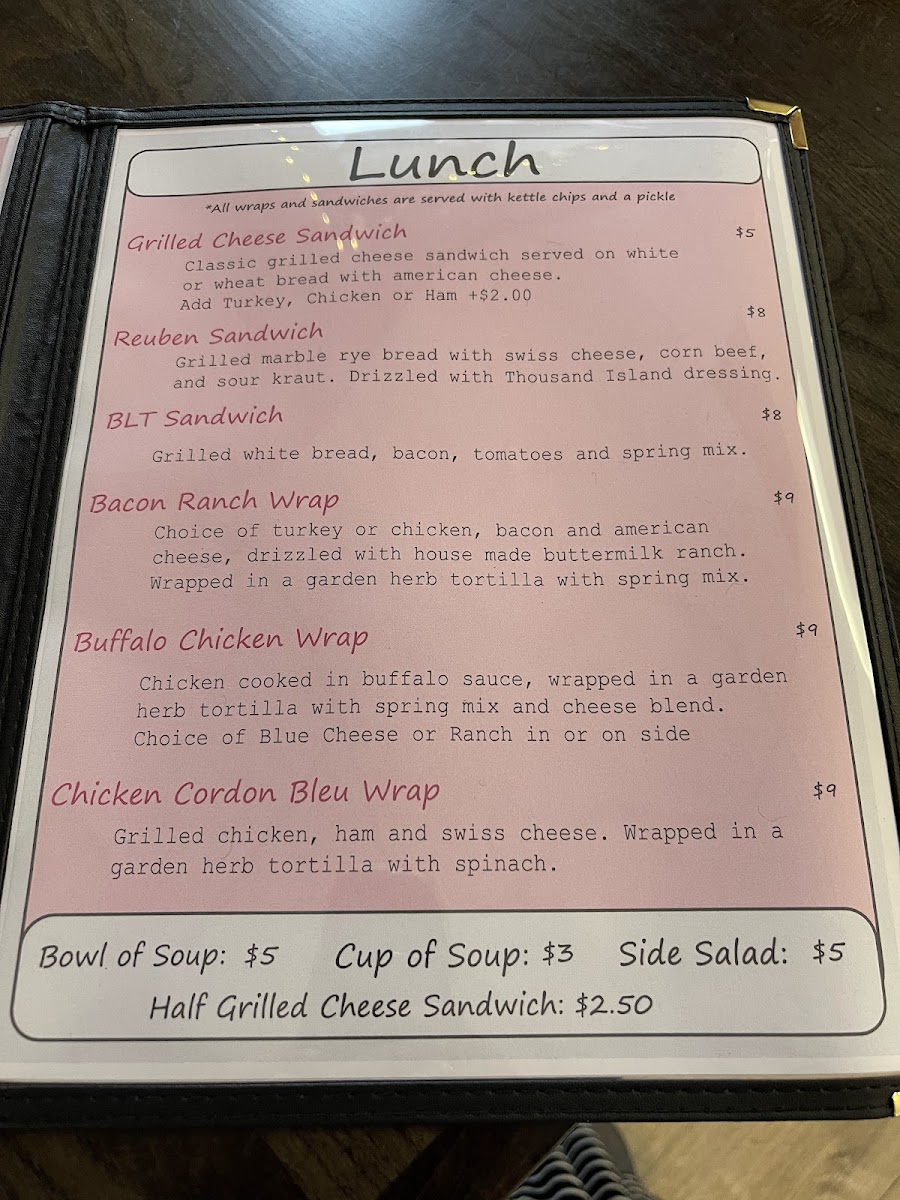 Menu Heidi’S Huggamug Cafe-9