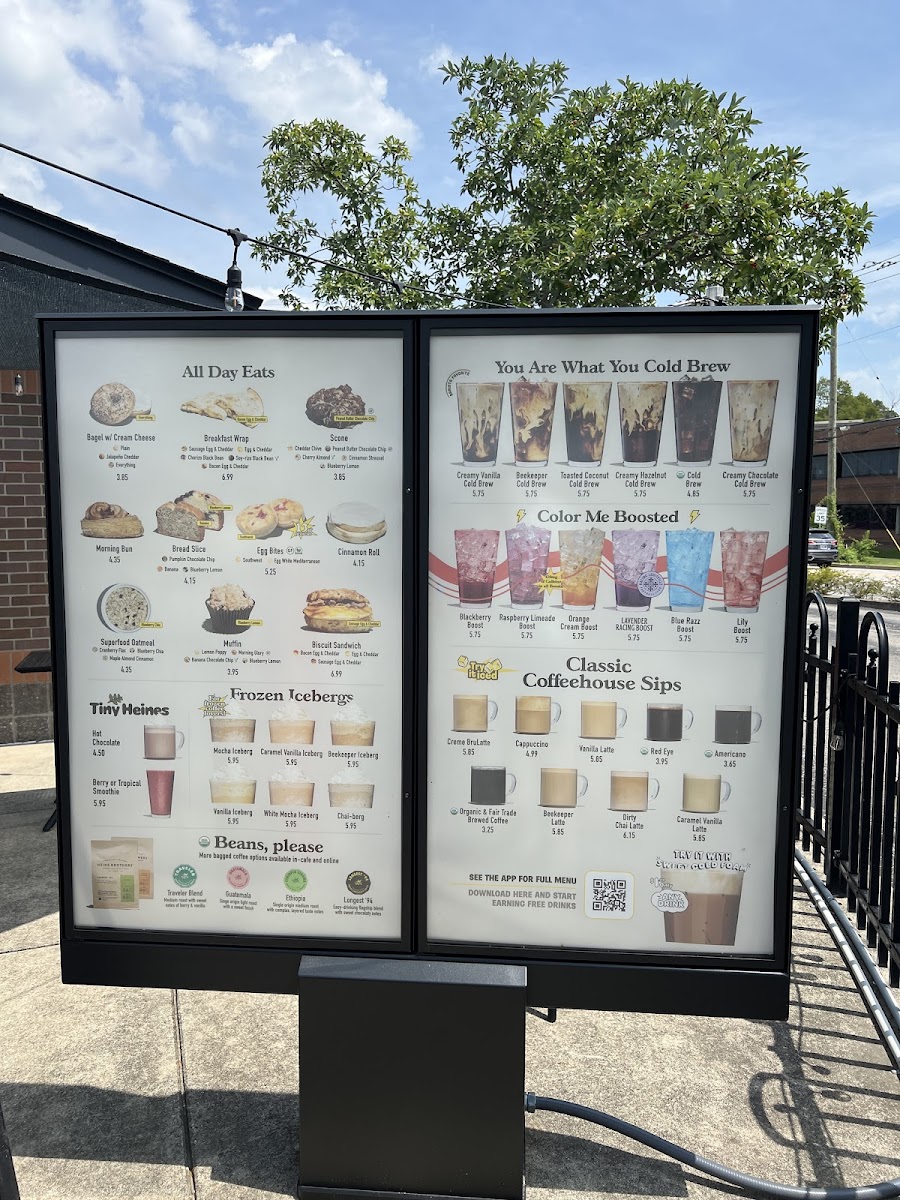 Menu Heine Brothers Coffee - Northfield-1