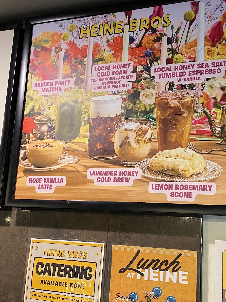 Menu Heine Brothers Coffee - Northfield-2