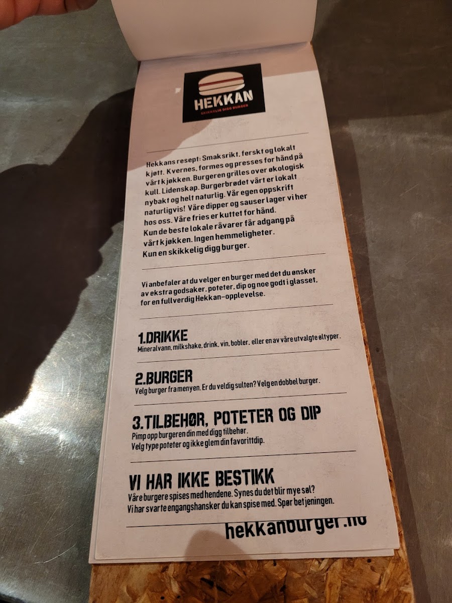 Menu Hekkan Burger Stavanger-7