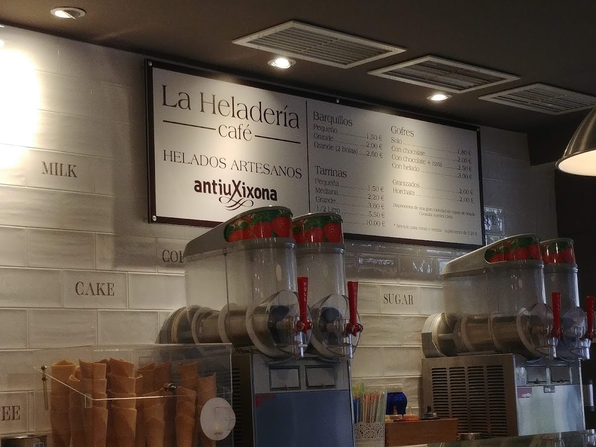Menu Helados Artesanos La Heladería-1