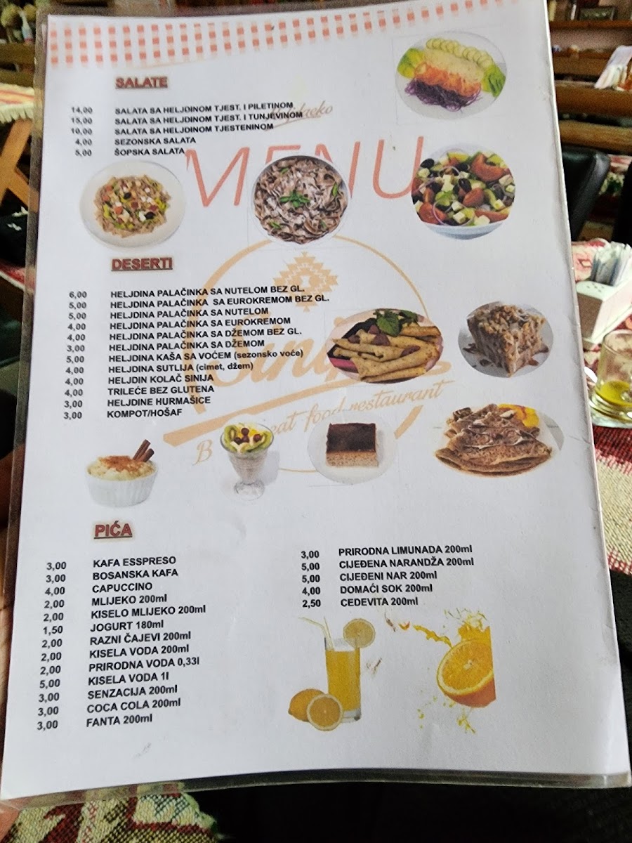 Menu Heljdaeko Restoran 'sinija'-5