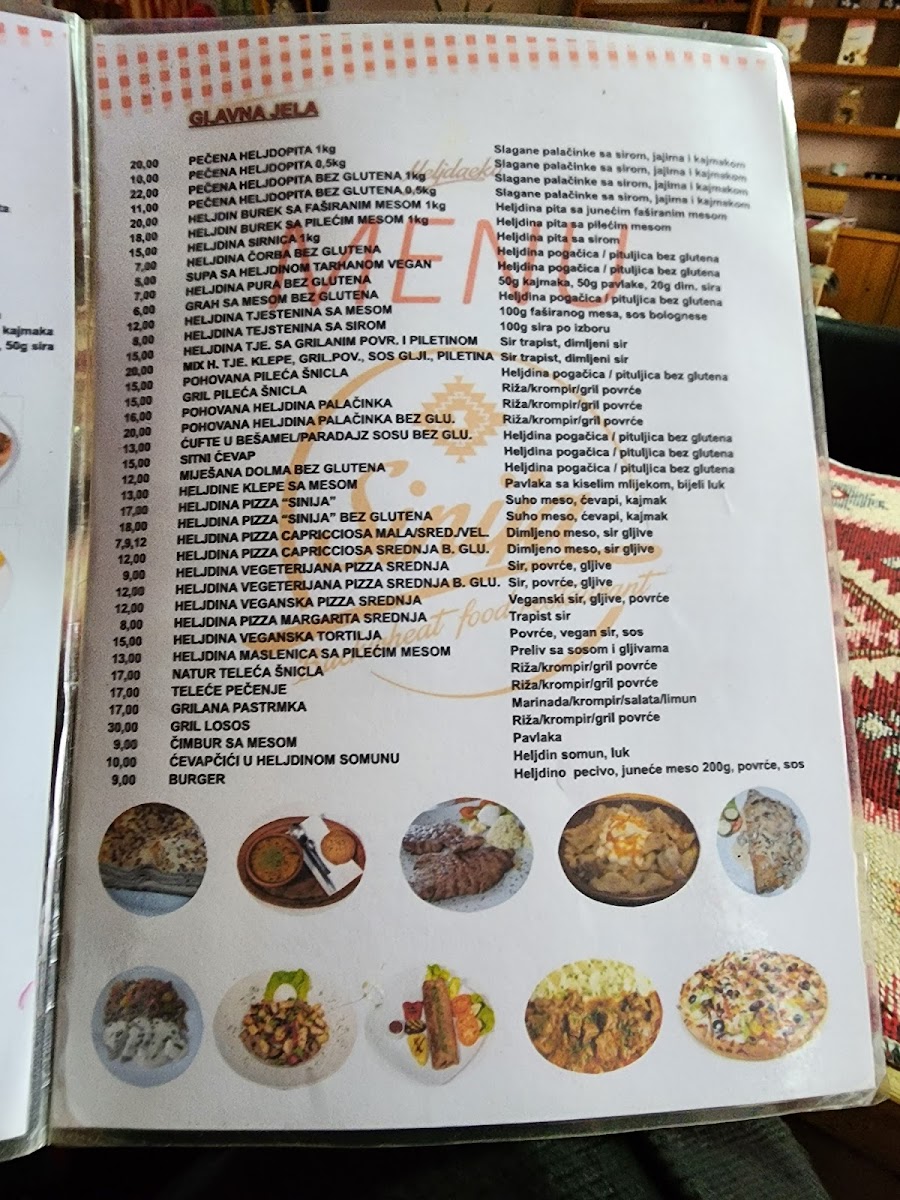 Menu Heljdaeko Restoran 'sinija'-9