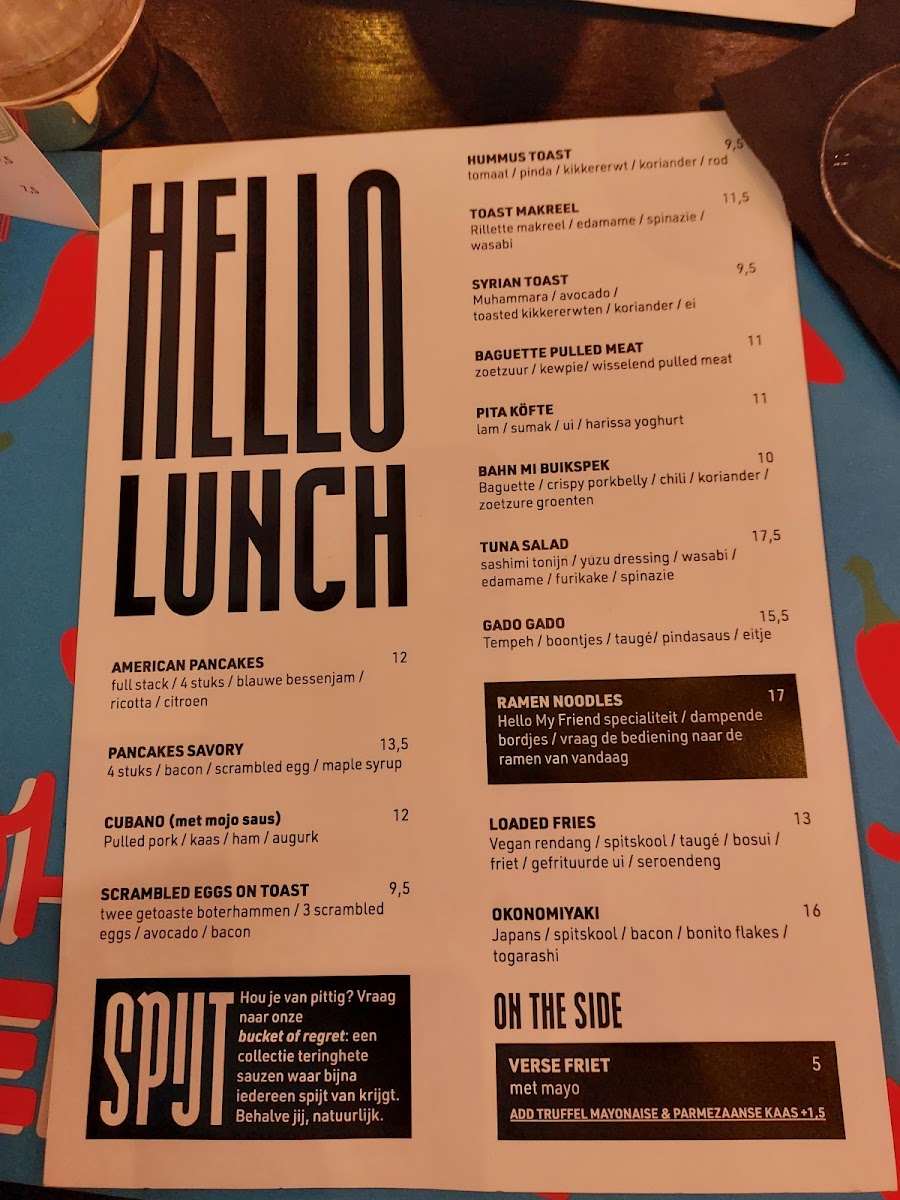 Menu Hello My Friend-5