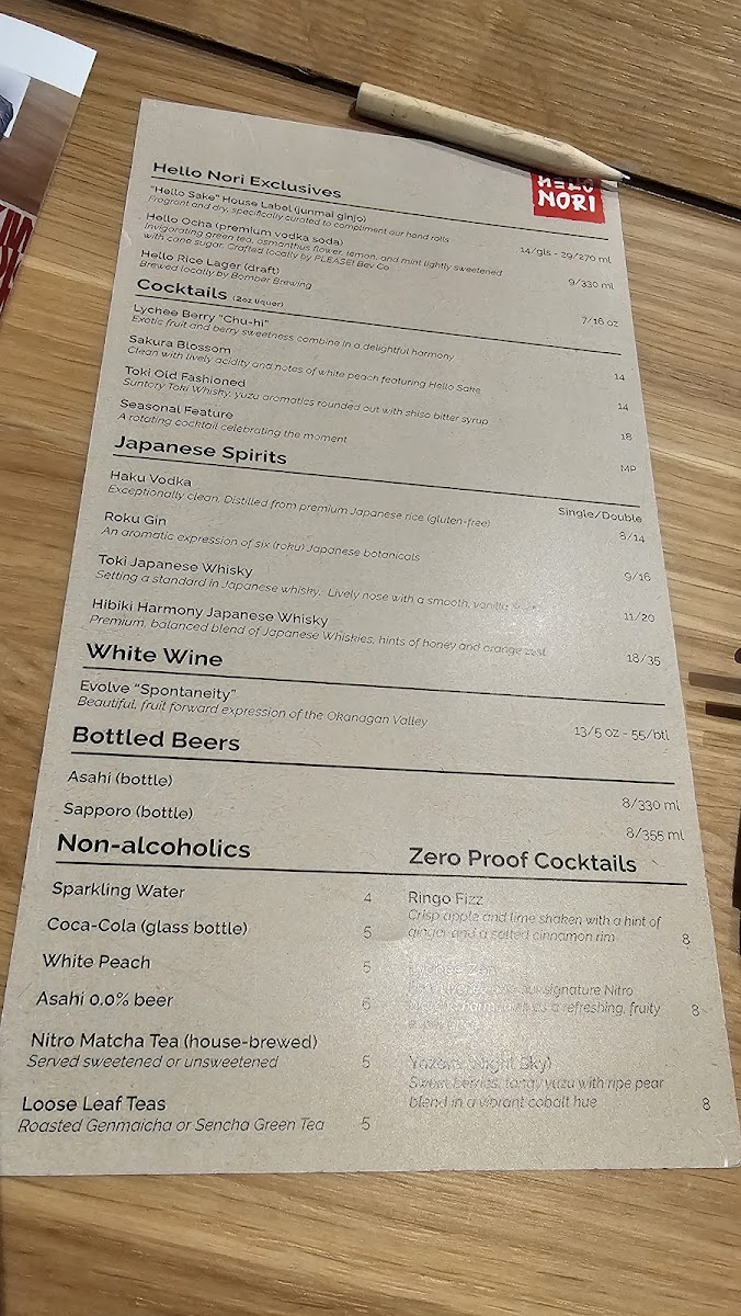 Menu Hello Nori - Richmond-10