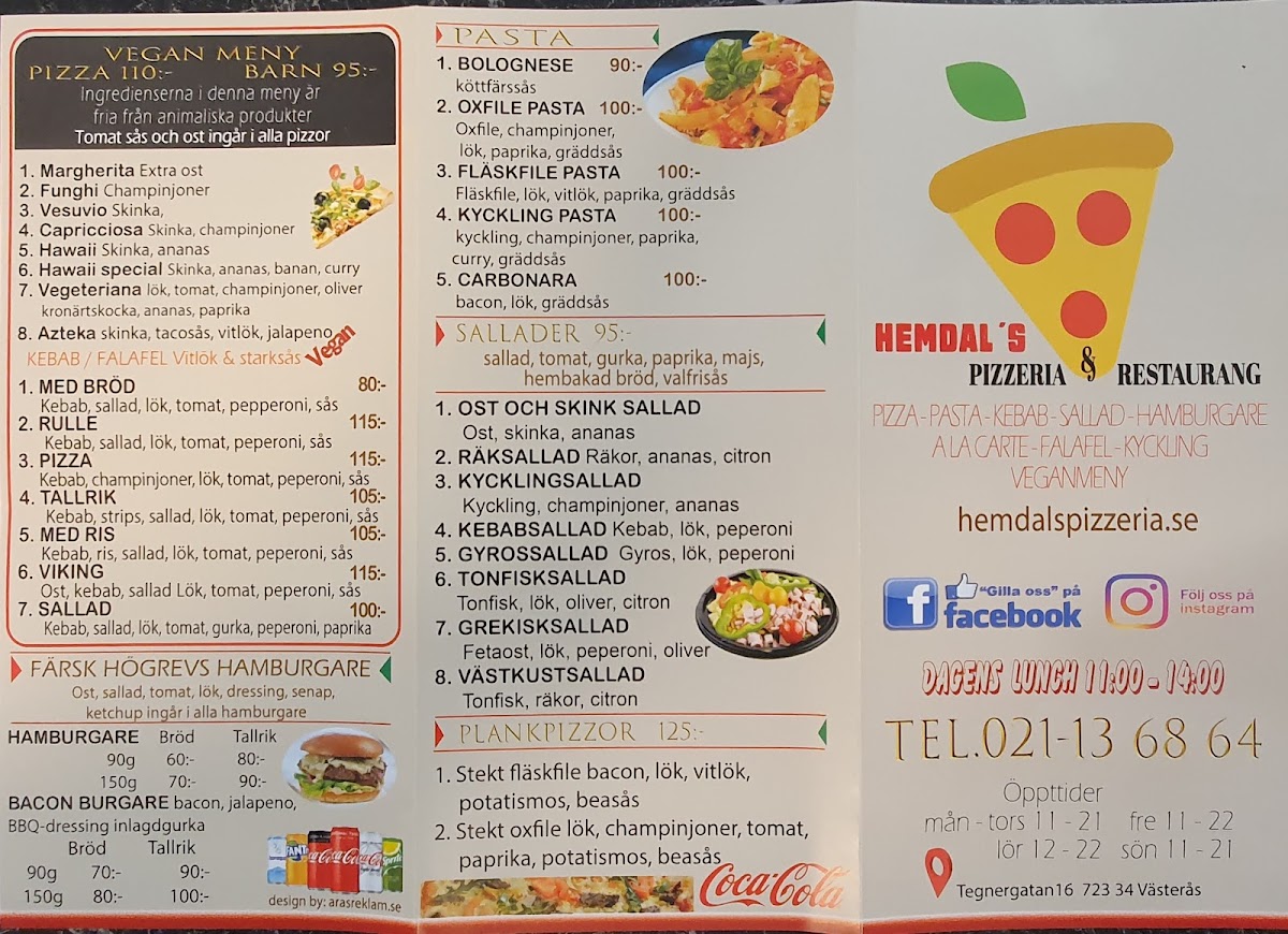 Menu Hemdals Pizza Och Grill-1