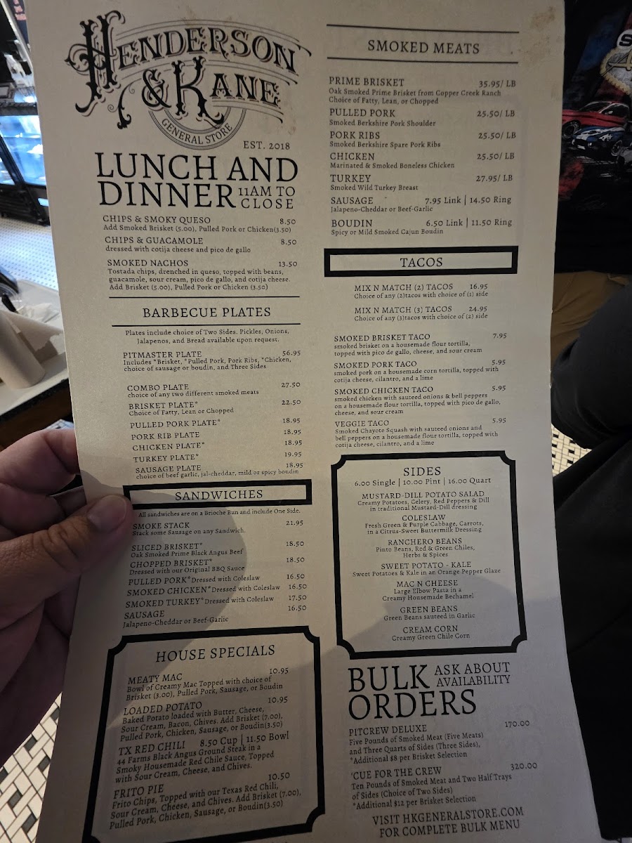 Menu Henderson & Kane-9