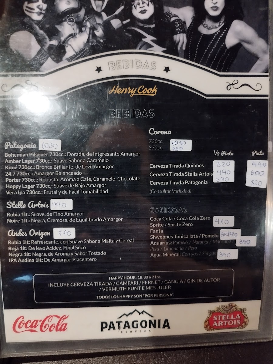 Menu Henry Cook-2
