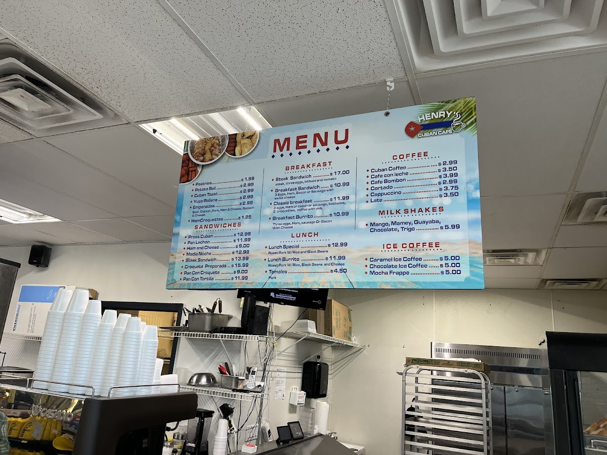 Menu Henry's Cuban Cafe-3