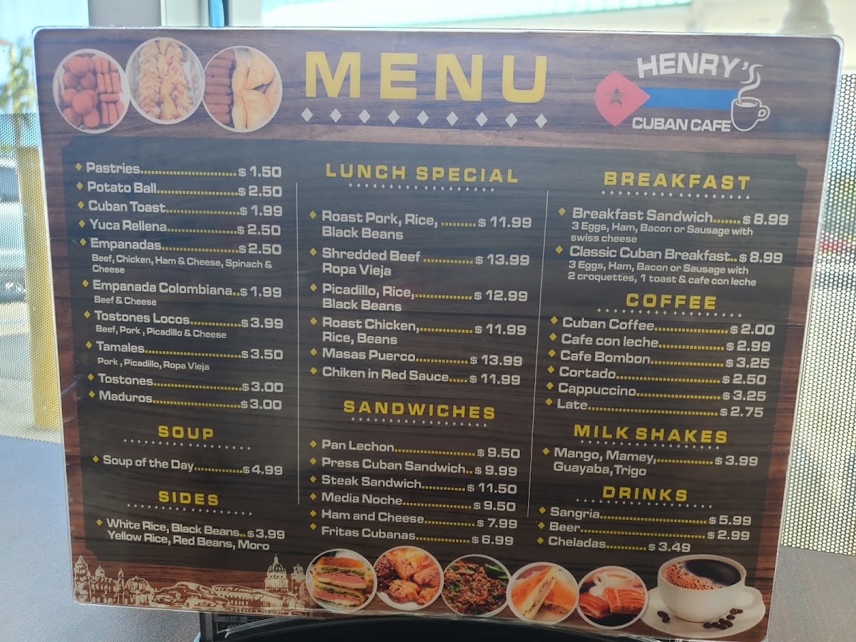 Menu Henry's Cuban Cafe-6
