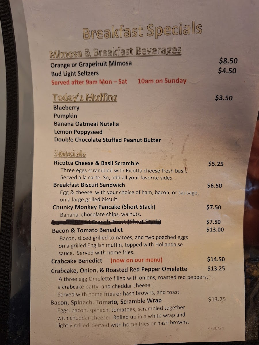 Menu Henry's Diner-2
