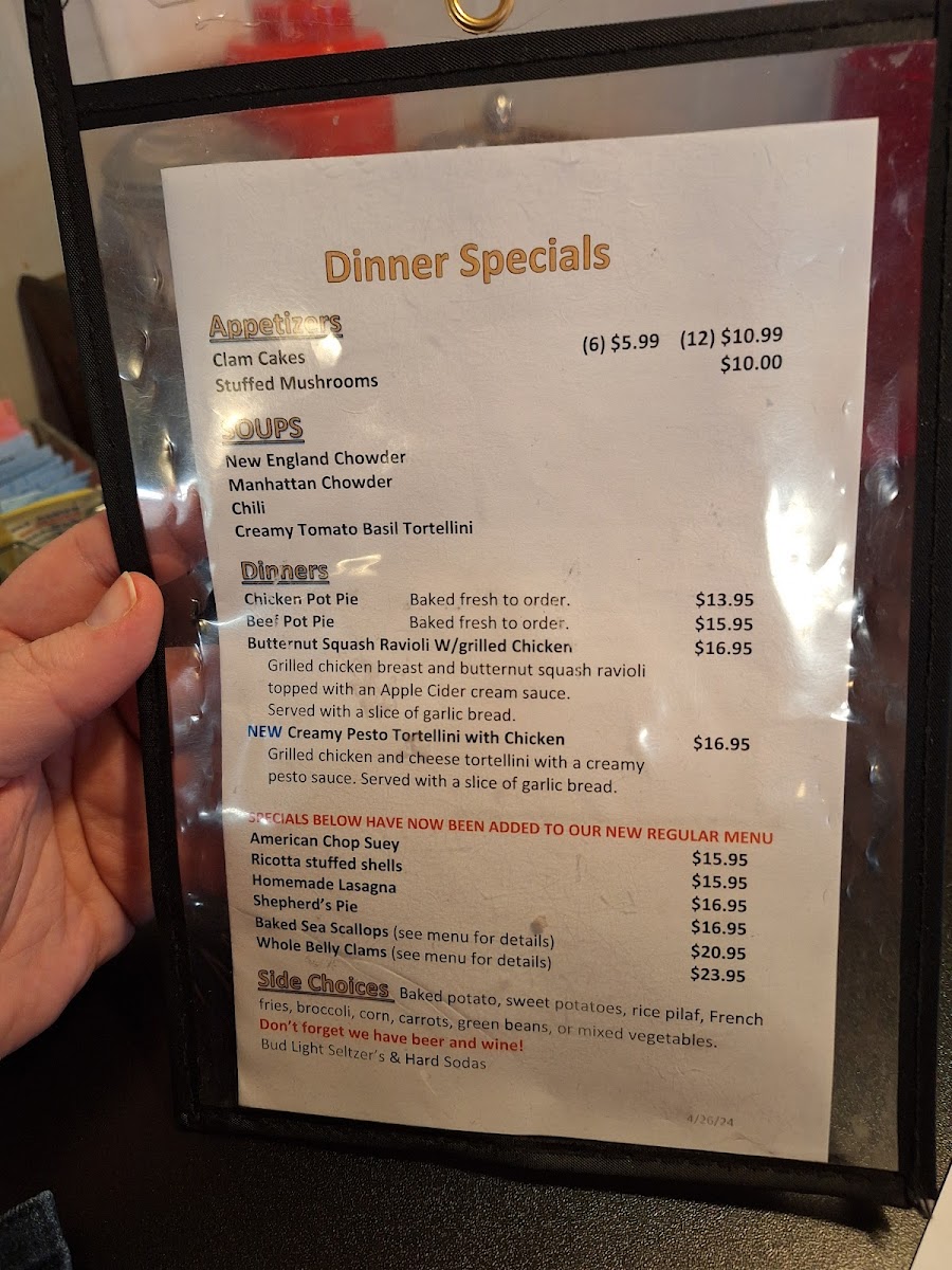 Menu Henry's Diner-5