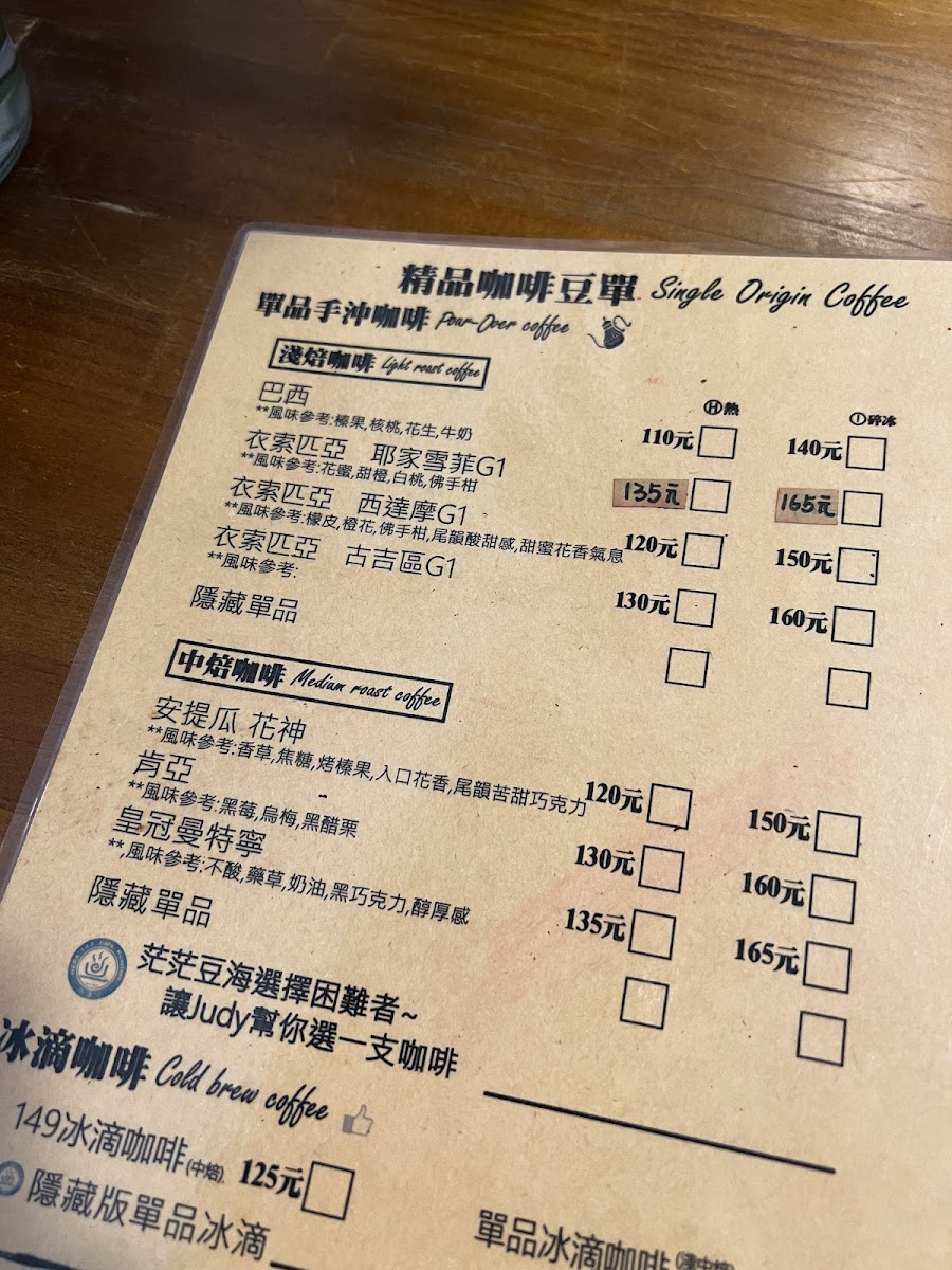 Menu Here149Cafe Hengchun Shop-9