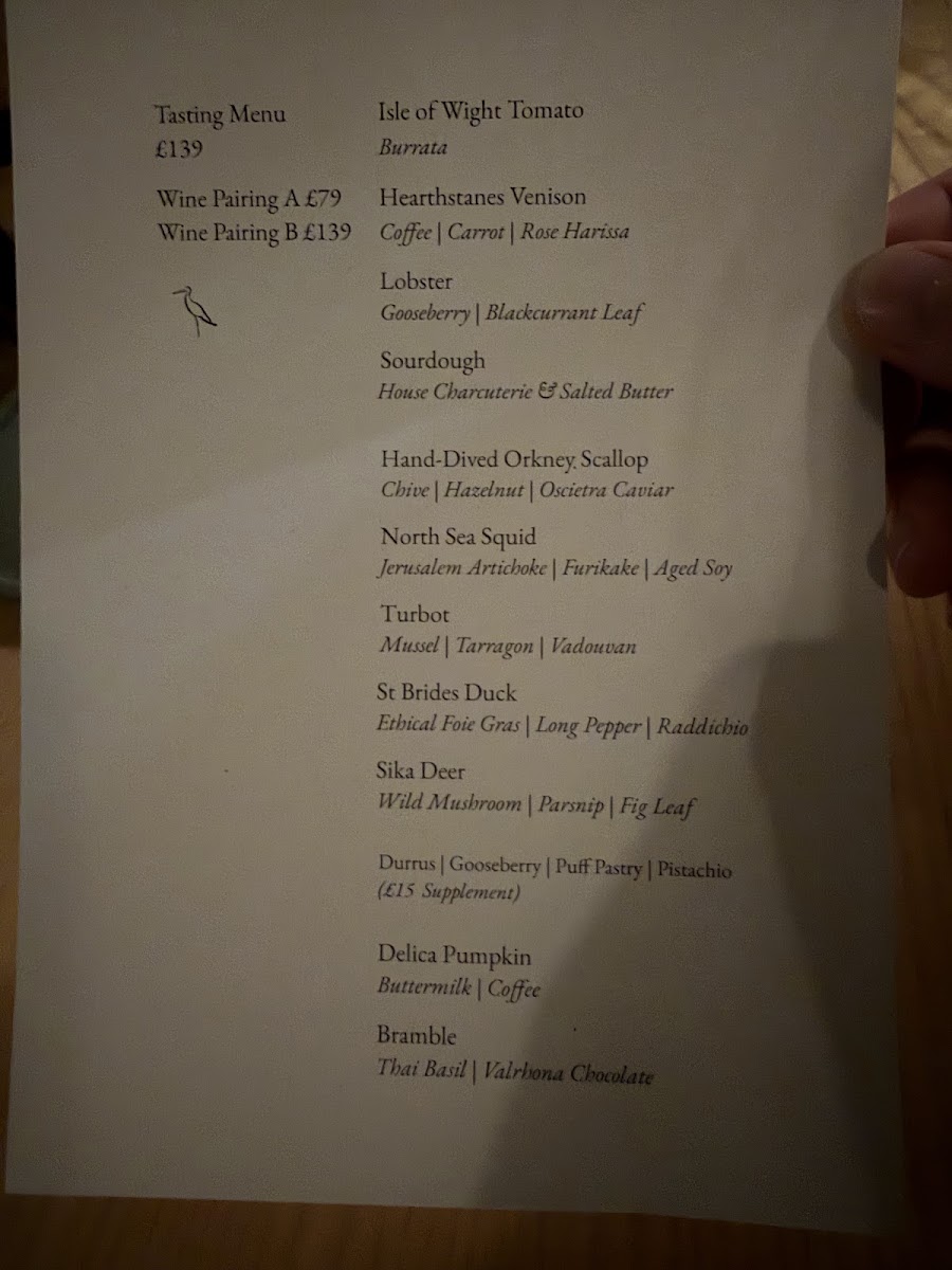 Menu Heron-1