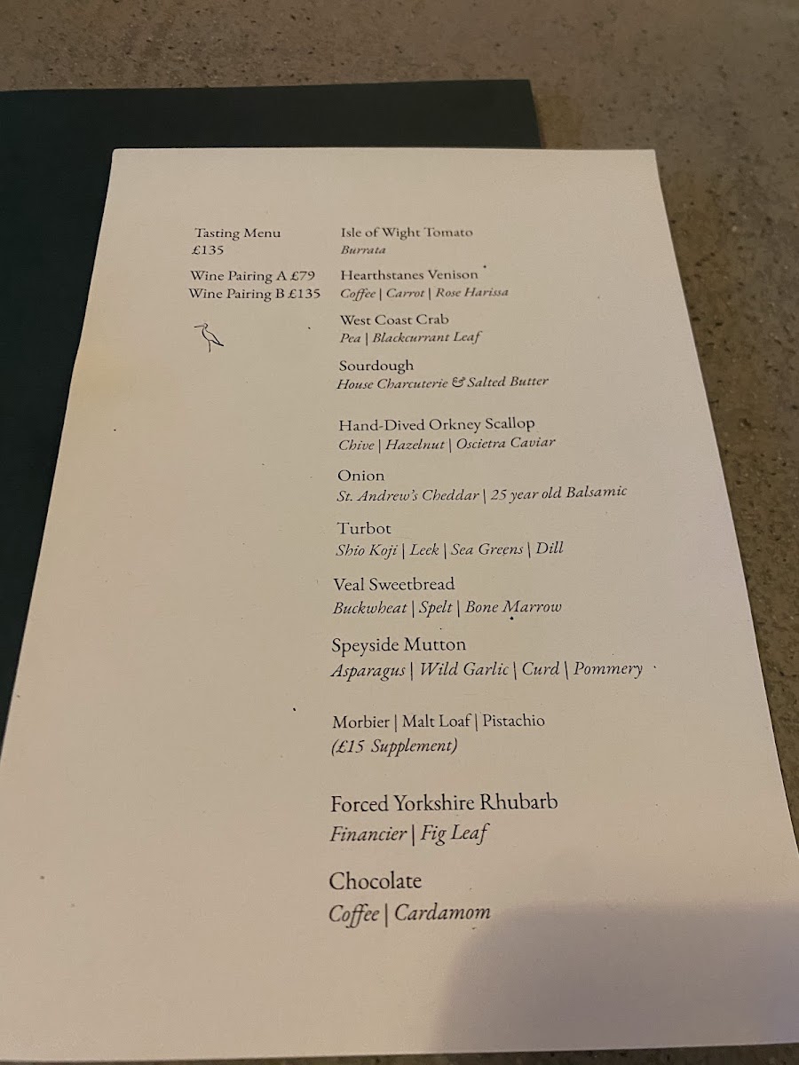 Menu Heron-2