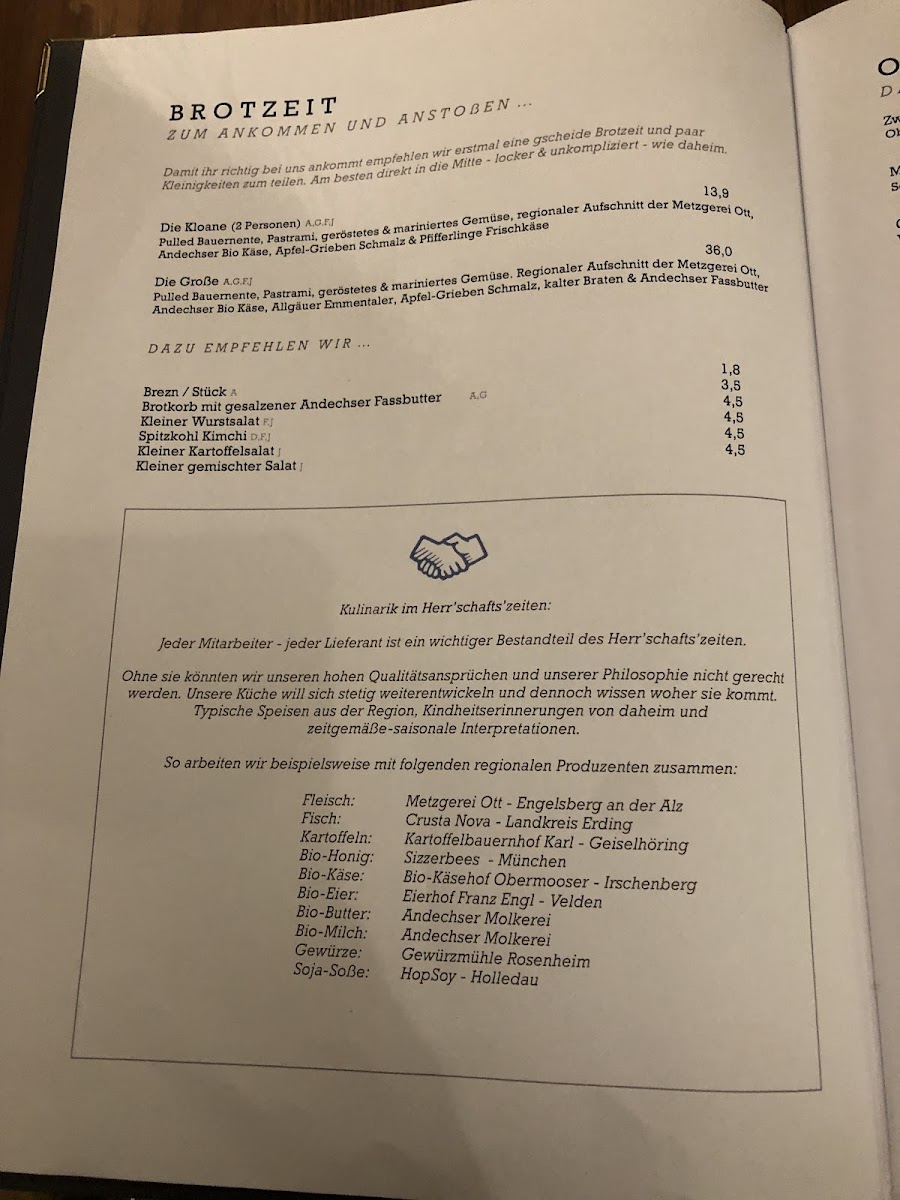 Menu Herrschaftszeiten - Das Paulaner Im Tal-10