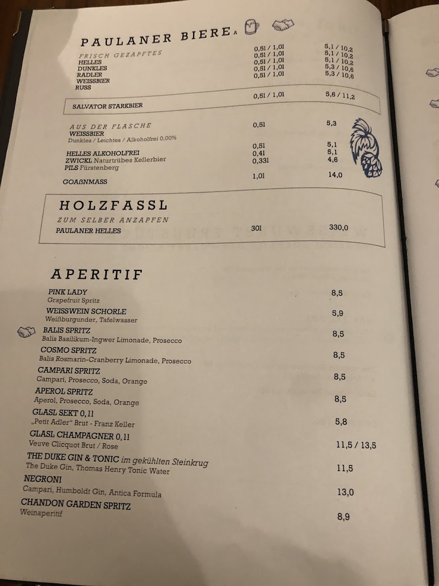 Menu Herrschaftszeiten - Das Paulaner Im Tal-3