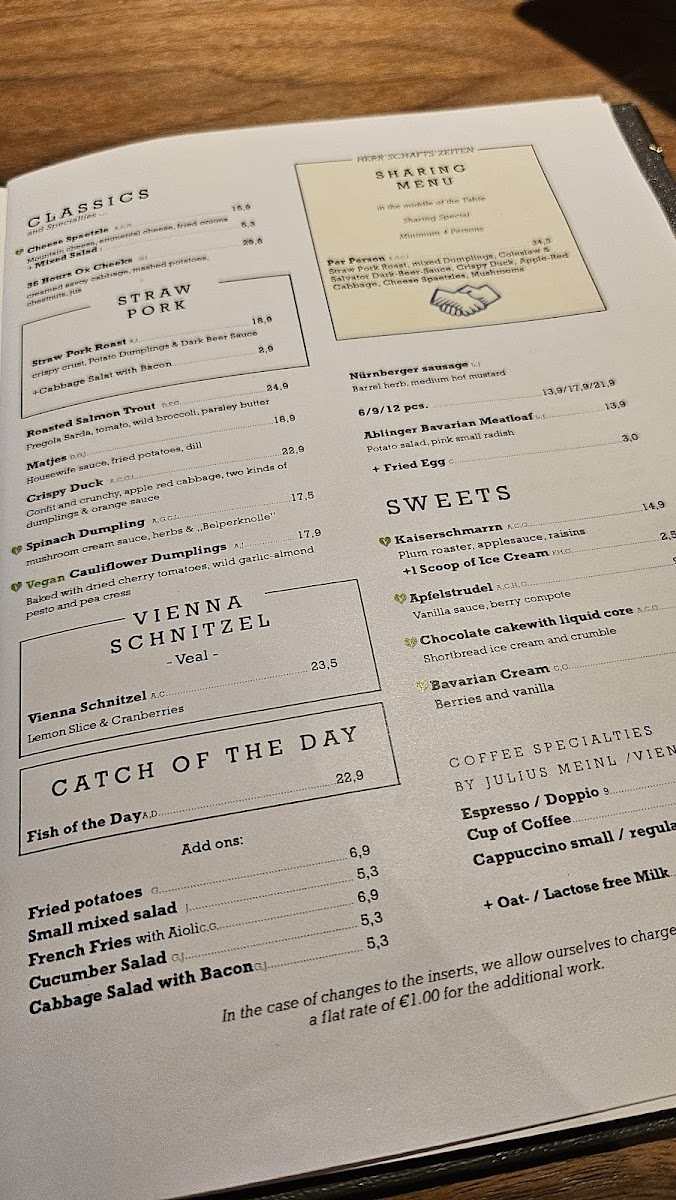 Menu Herrschaftszeiten - Das Paulaner Im Tal-4