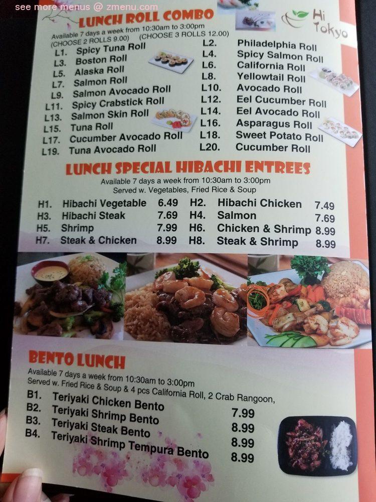Menu Hi Tokyo-2
