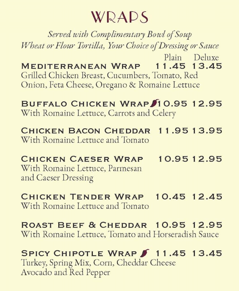 Menu Hi-View Restaurant-5
