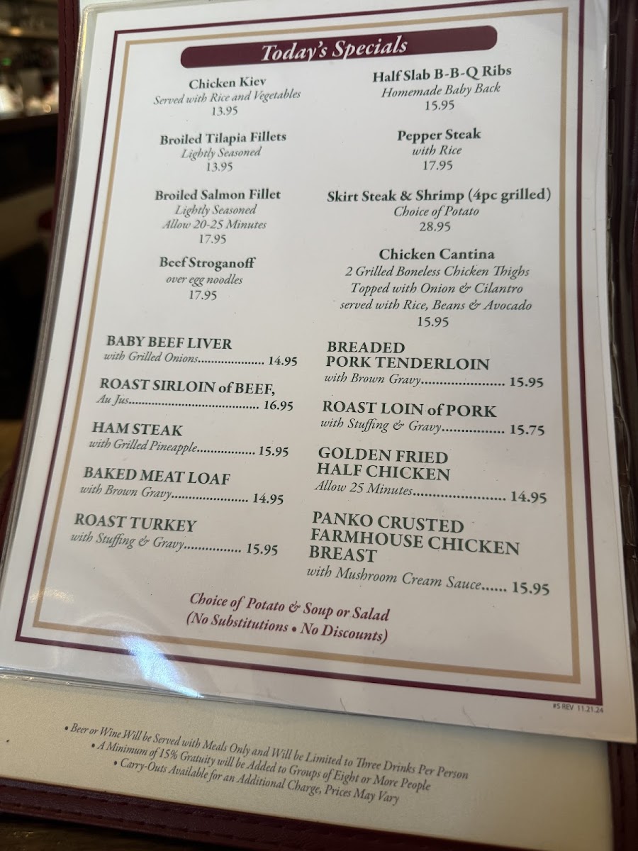 Menu Hi-View Restaurant-8