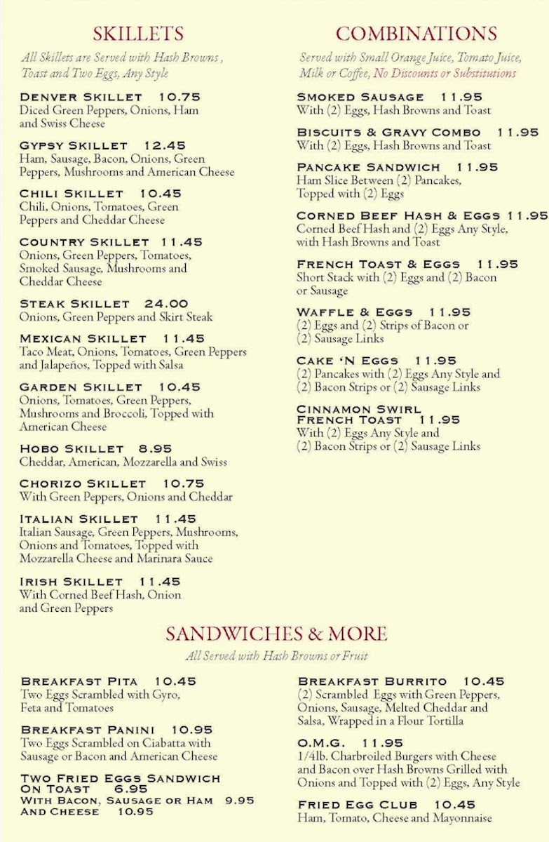 Menu Hi-View Restaurant-9