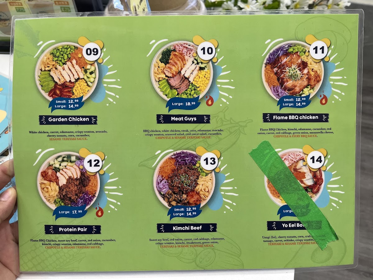 Menu Hi Yogurt & Yo Poké (Hamilton)-10