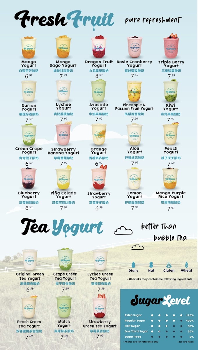 Menu Hi Yogurt & Yo Poké (Hamilton)-7