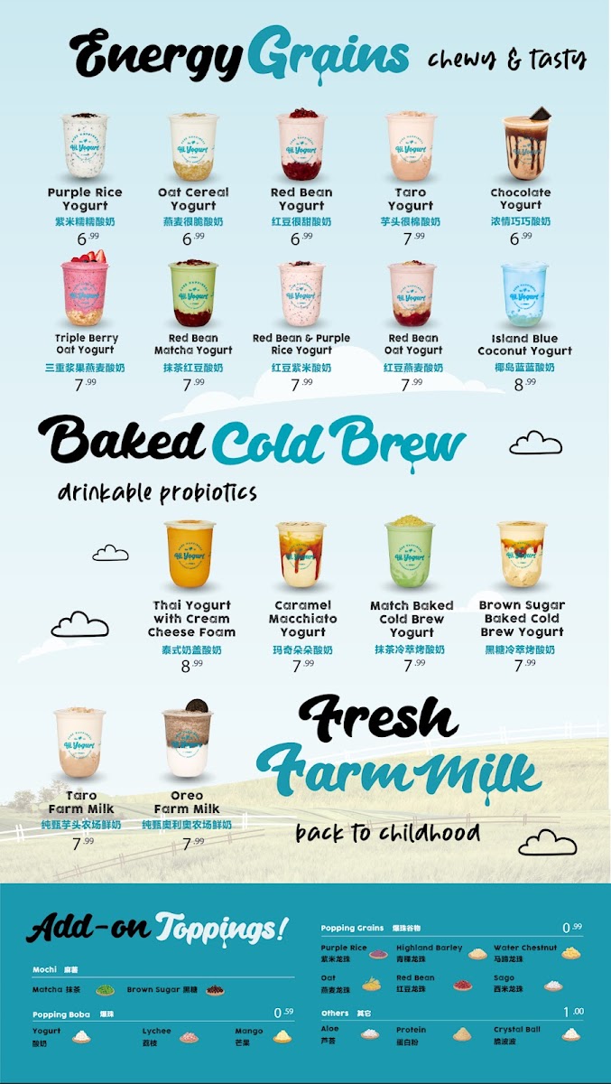 Menu Hi Yogurt & Yo Poké (Hamilton)-8