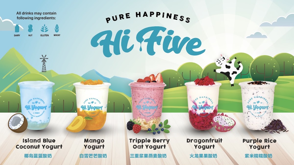 Menu Hi Yogurt & Yo Poké （Oakville）-5