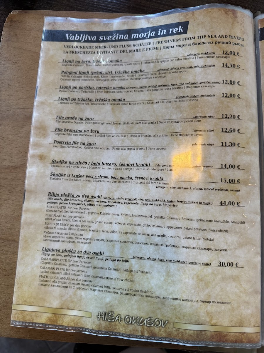 Menu Hiša Okusov-1