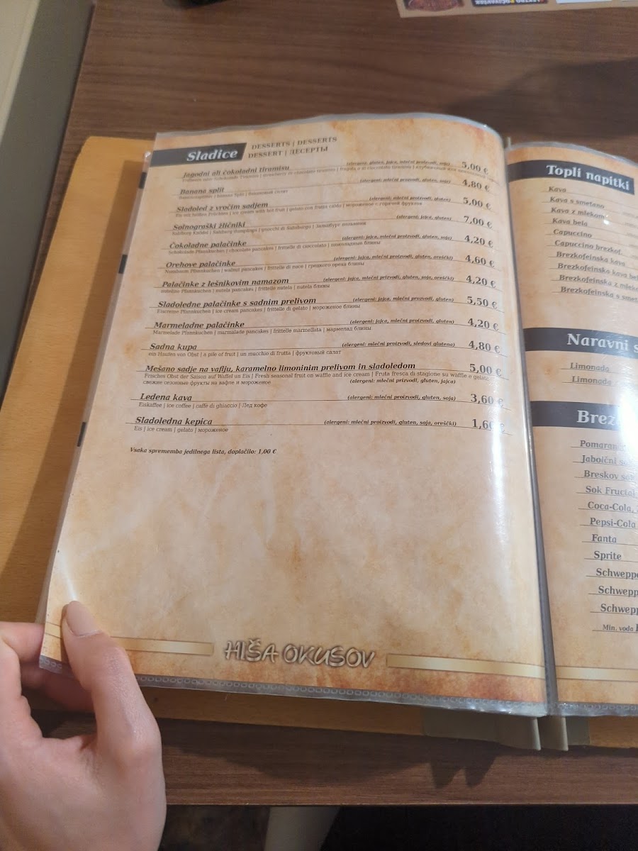 Menu Hiša Okusov-8