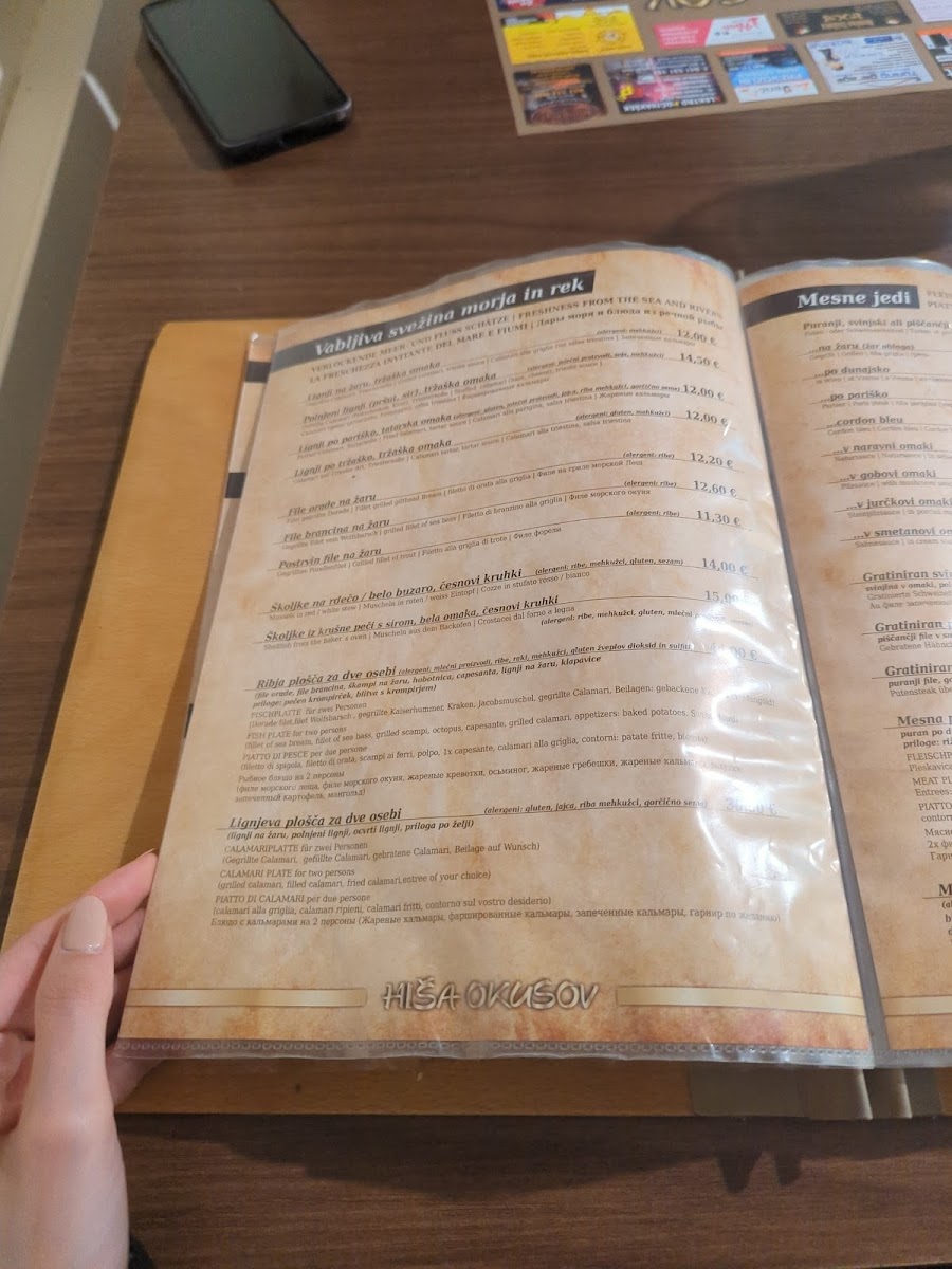 Menu Hiša Okusov-9