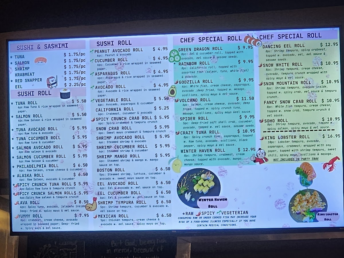 Menu Hibachi Express Winter Haven-3