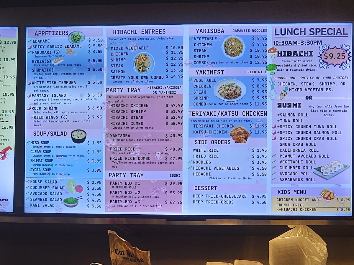 Menu Hibachi Express Winter Haven-4