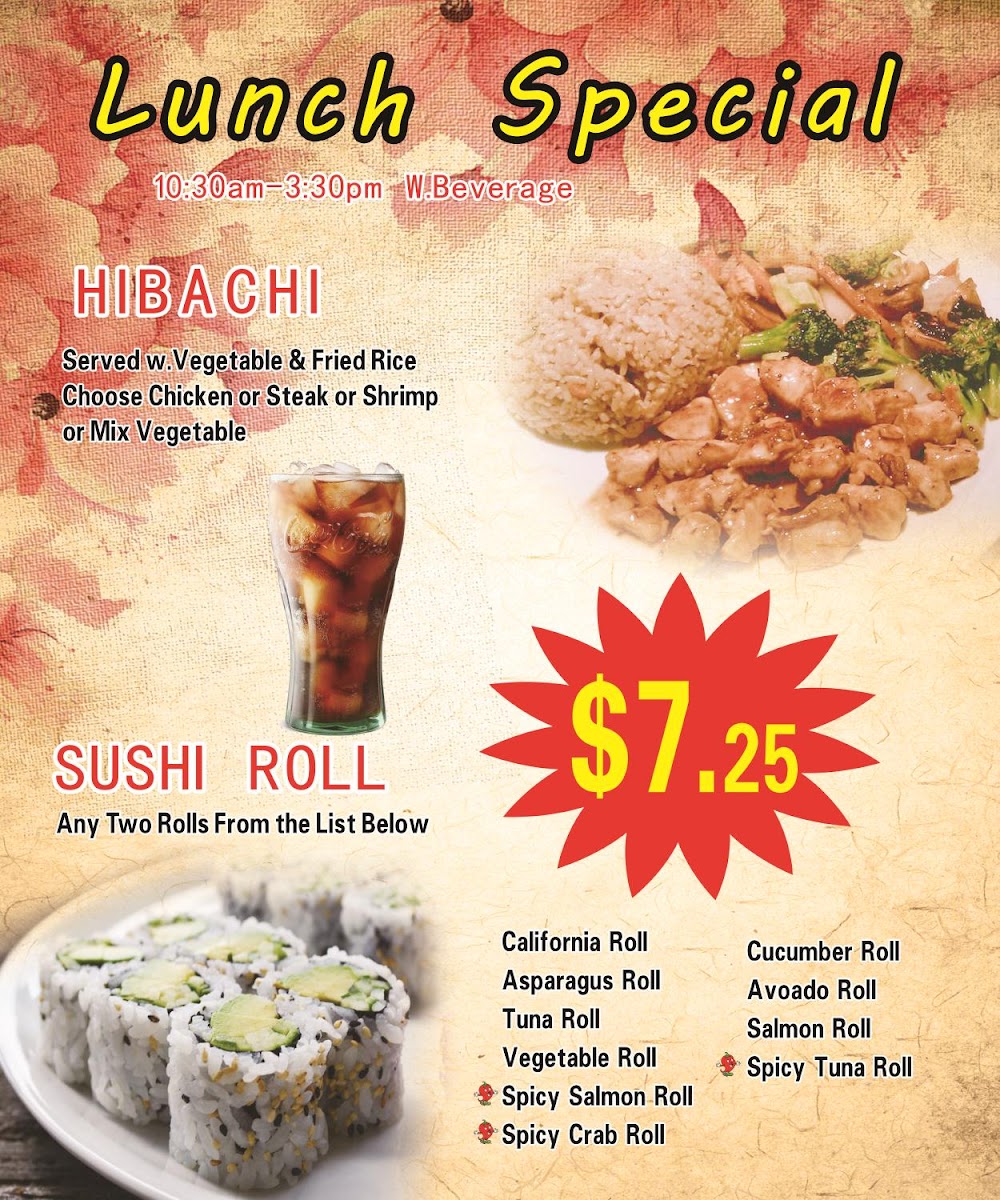 Menu Hibachi Express Winter Haven-9