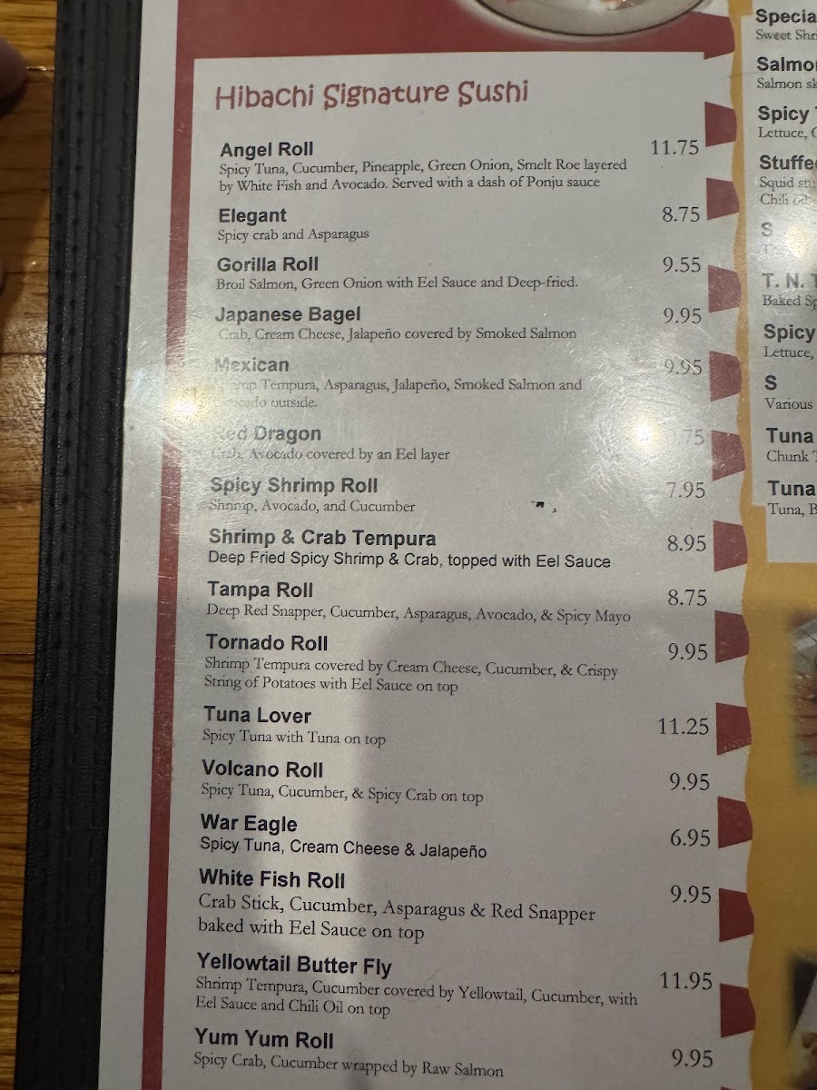 Menu Hibachi Japanese Steakhouse-4