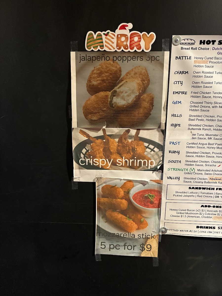 Menu Hidden Spot - Exl-2