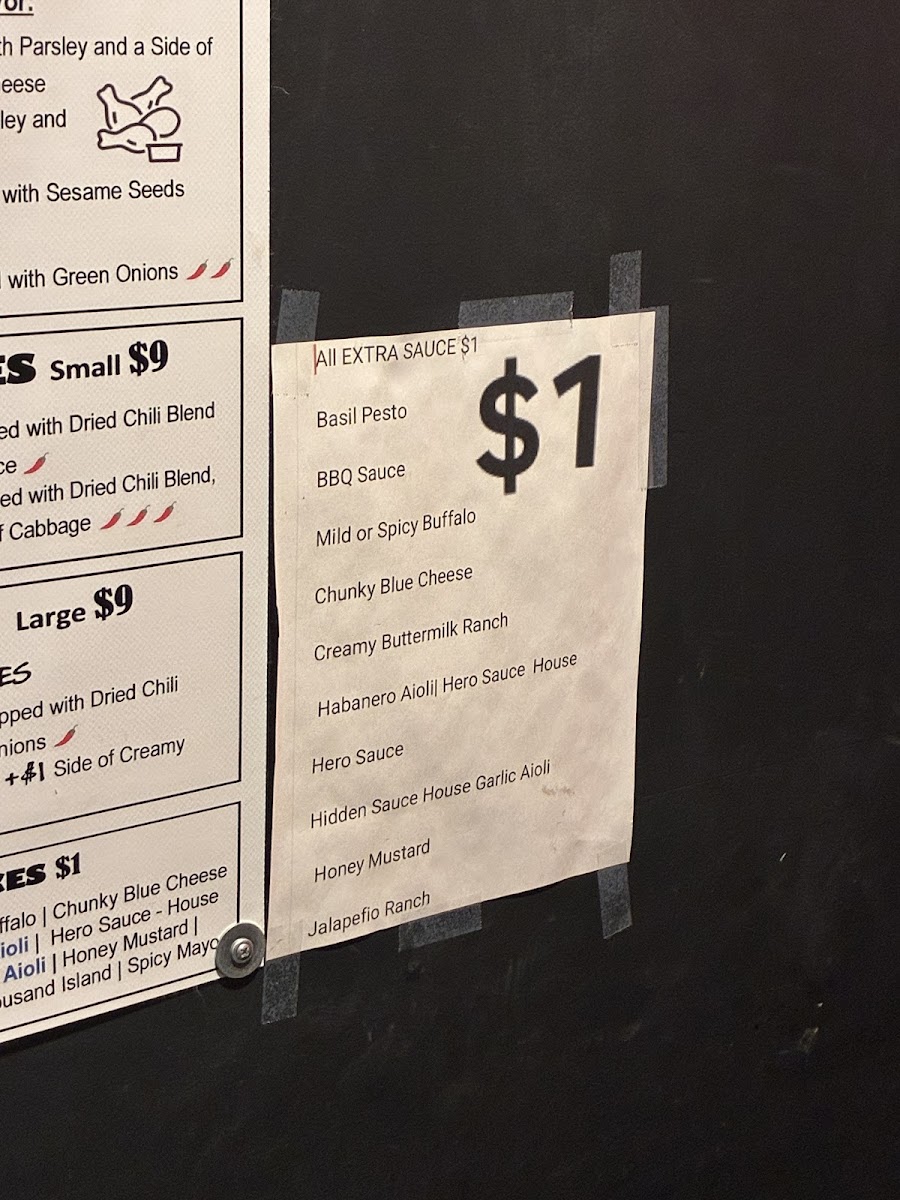 Menu Hidden Spot - Exl-3