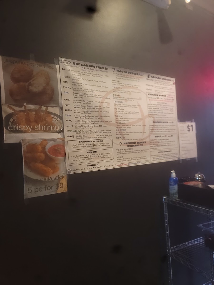 Menu Hidden Spot - Exl-4