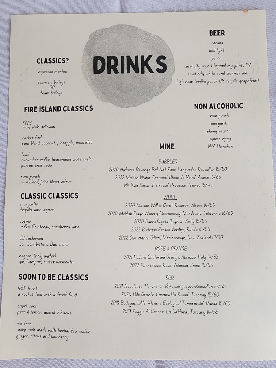 Menu Hideaway Restaurant-4