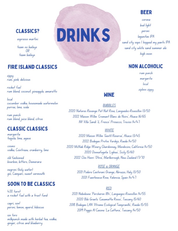 Menu Hideaway Restaurant-9