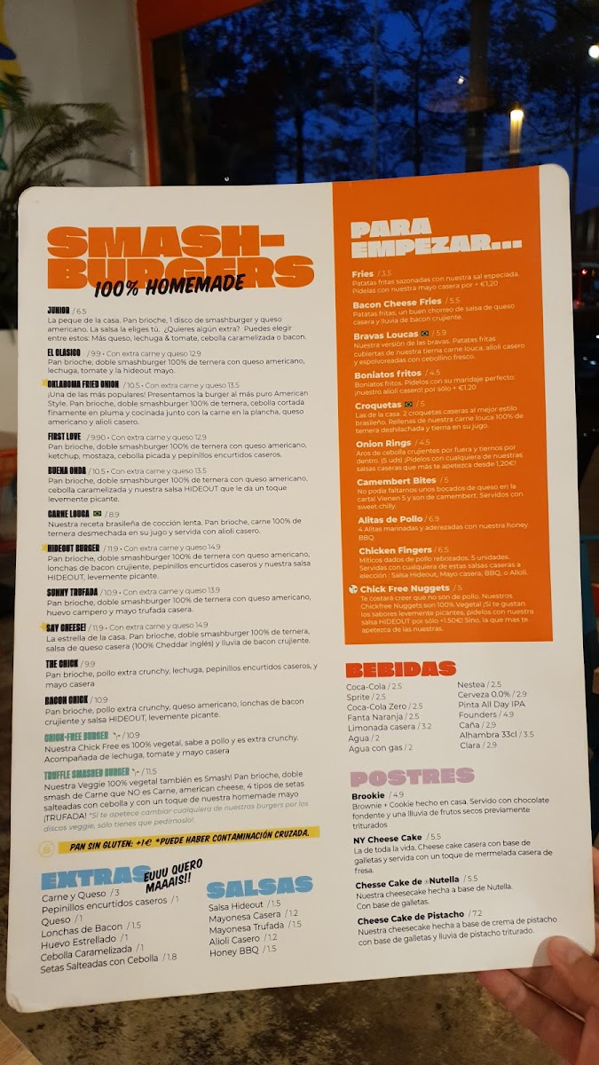 Menu Hideout Burger Sant Marti-1