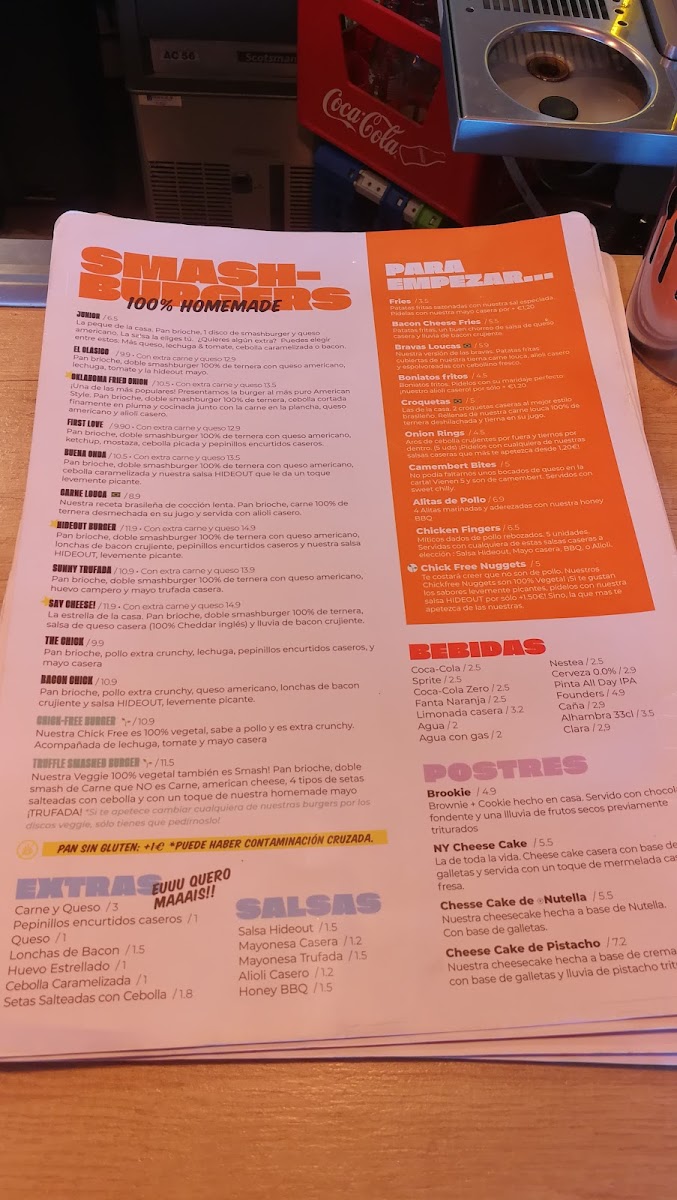 Menu Hideout Burger Sant Marti-4