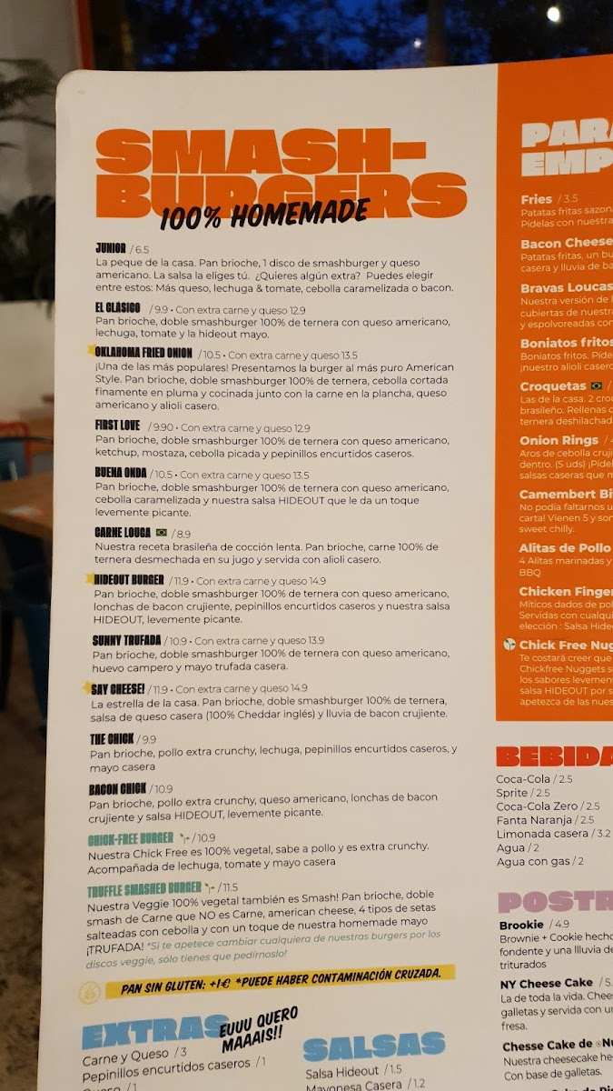 Menu Hideout Burger Sant Marti-6